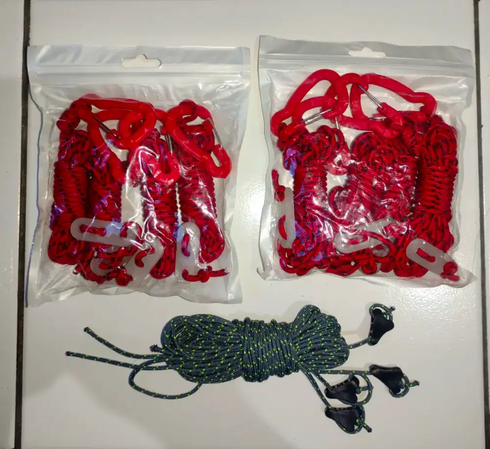 Tali Paracord Tenda Set 12 pcs