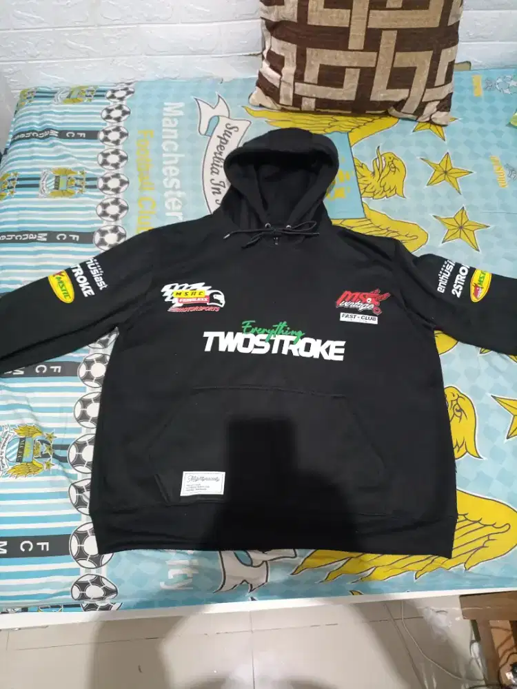 Jaket hoodie two stroke 2 stroke 2 tak. Bekas Bagus. Ninja rx king