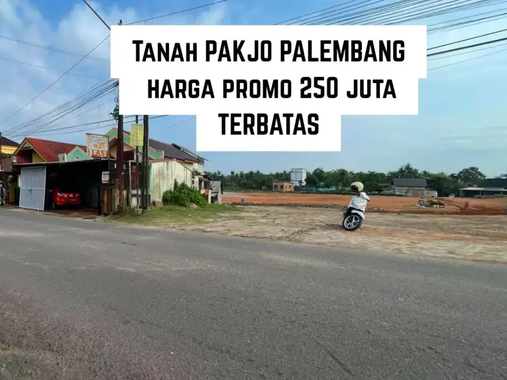 tanah pakjo promo kota palembang