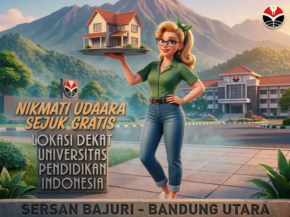 JUAL RUMAH DI SERSAN BAJURI, SETIABUDI, LEDENG, BANDUNG UTARA.