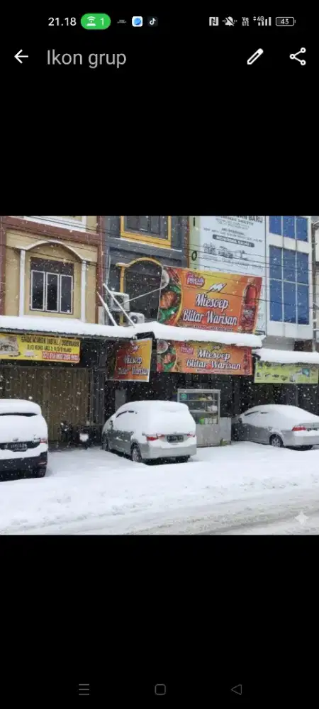 Mie sop Blitar warisan krakatau