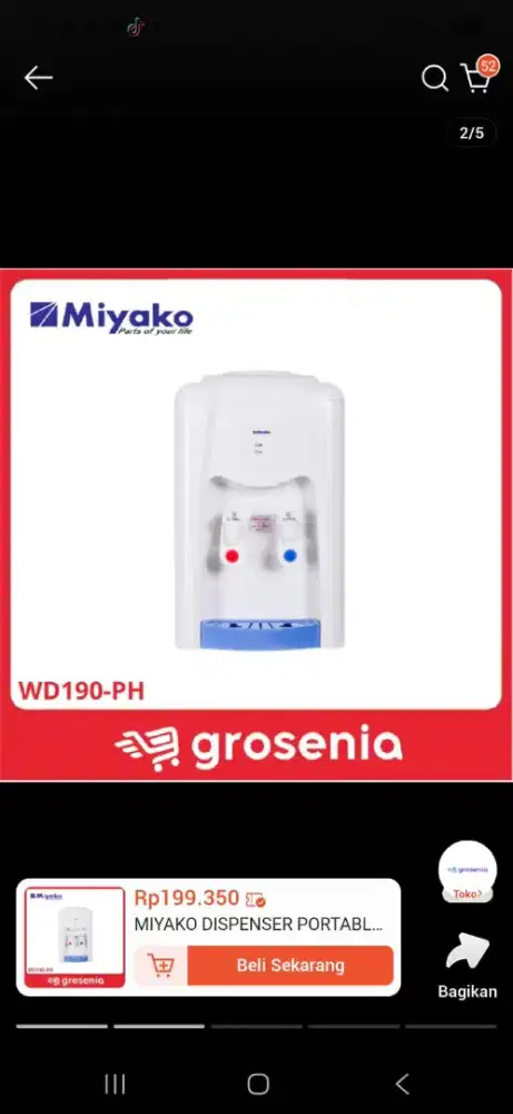 Di Jual Dispenser Miyako