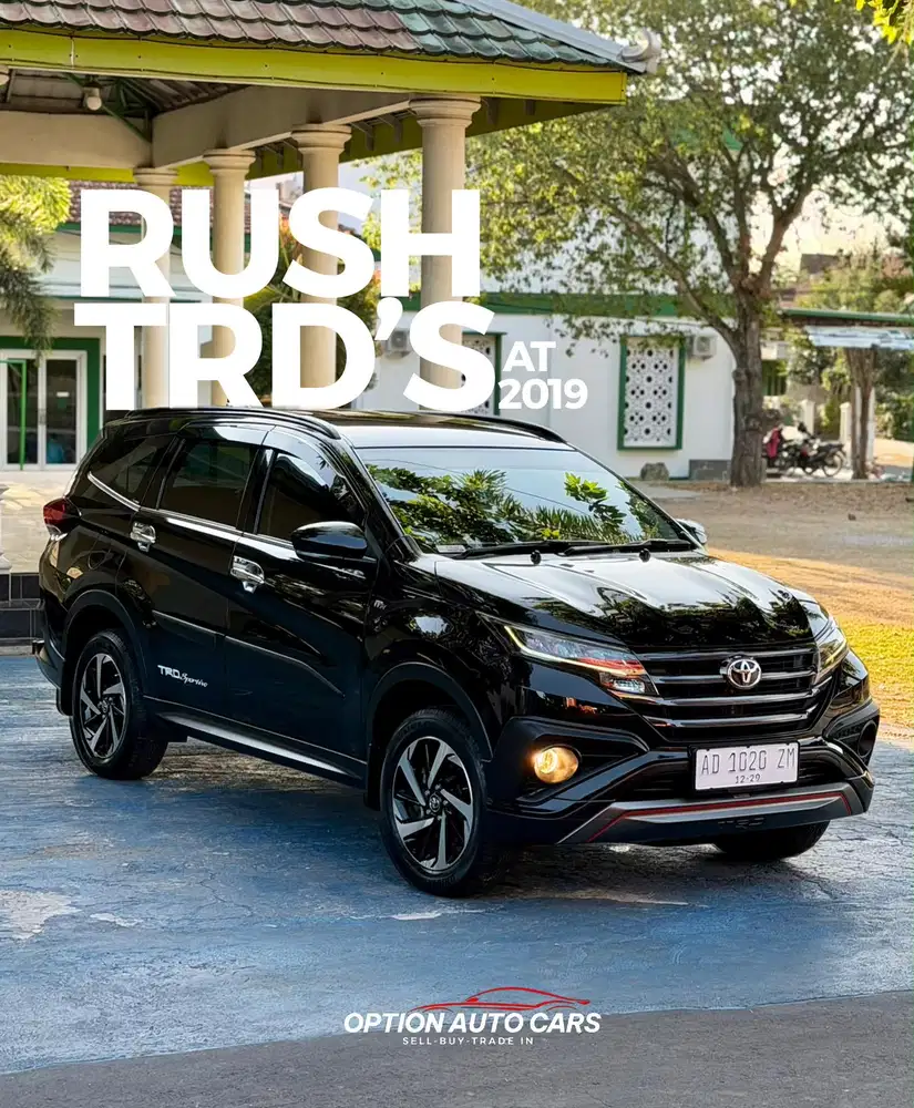 (DP 20jt) AllNew Rush TRD'S 2019 Automatic KM 50rb