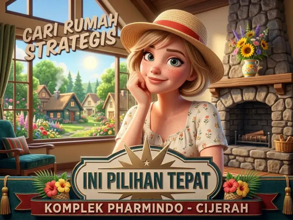 JUAL RUMAH DI PHARMINDO, CIJERAH, MELONG, CIMAHI SELATAN.