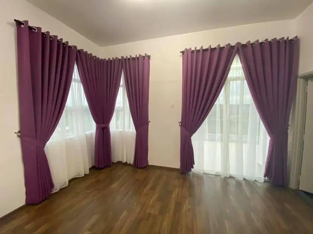 Jasa Buat gorden jendela pintu gorden blackout hordeng vitrase hordeng