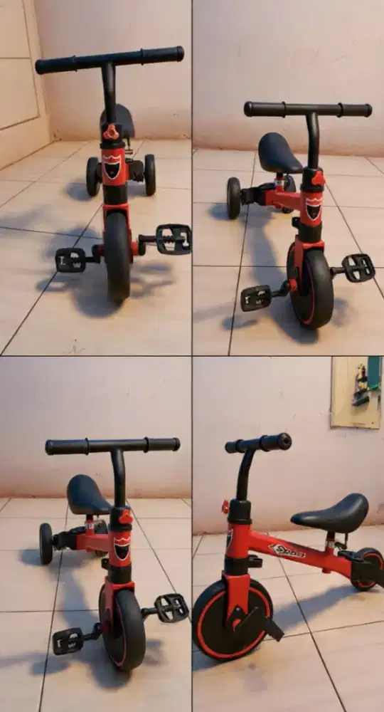 Dijual sepeda anak roda 3 2in1