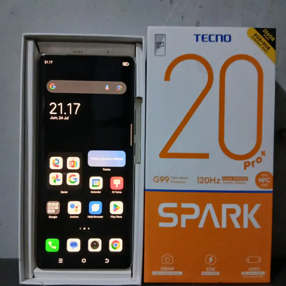 tecno spark 20 pro plus 8/256 fullset