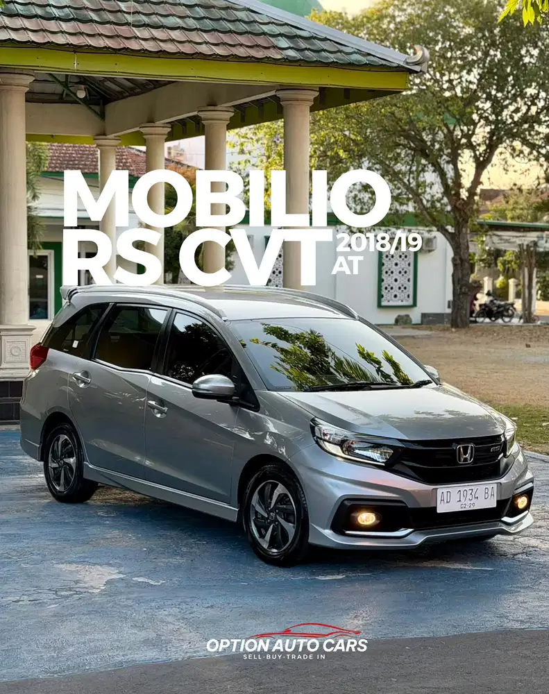 (DP 25jt) Mobilio RS CVT Facelift 2018/19 Automatic KM 30rb
