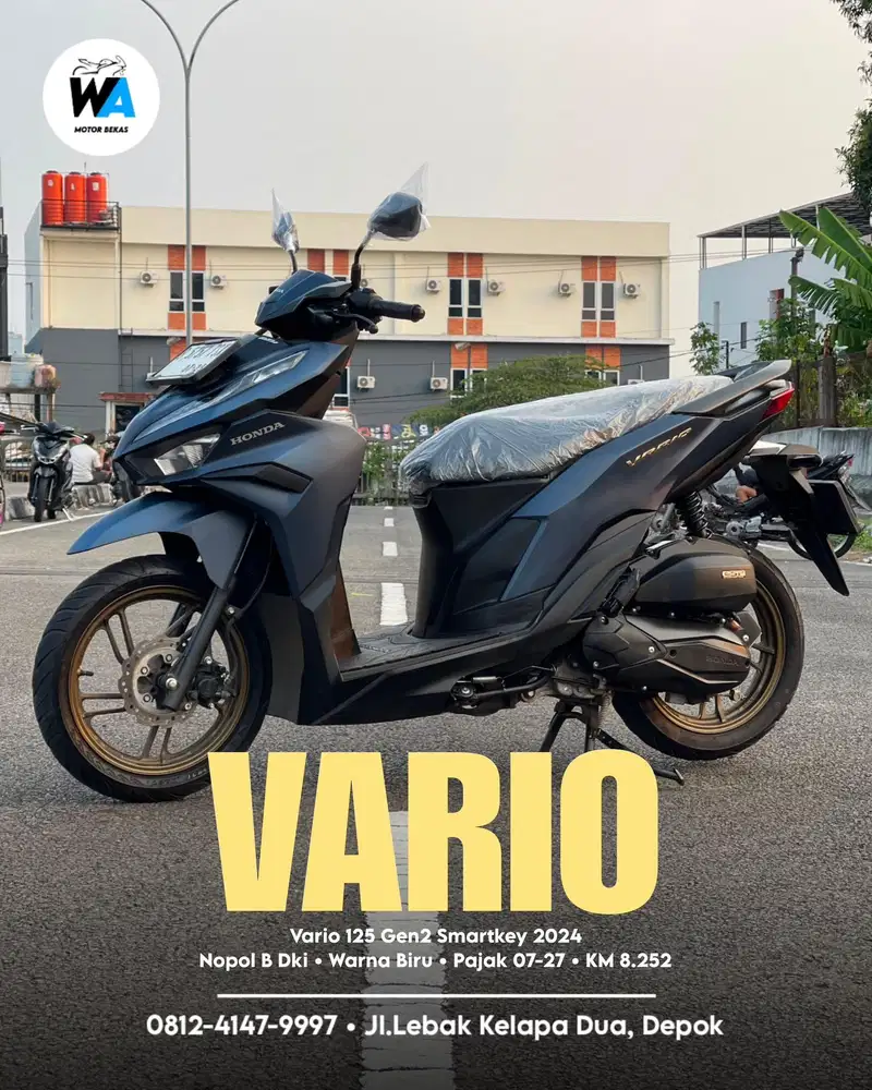 For Sale Honda Vario 125 Cbs Iss Keyless Tahun 2024