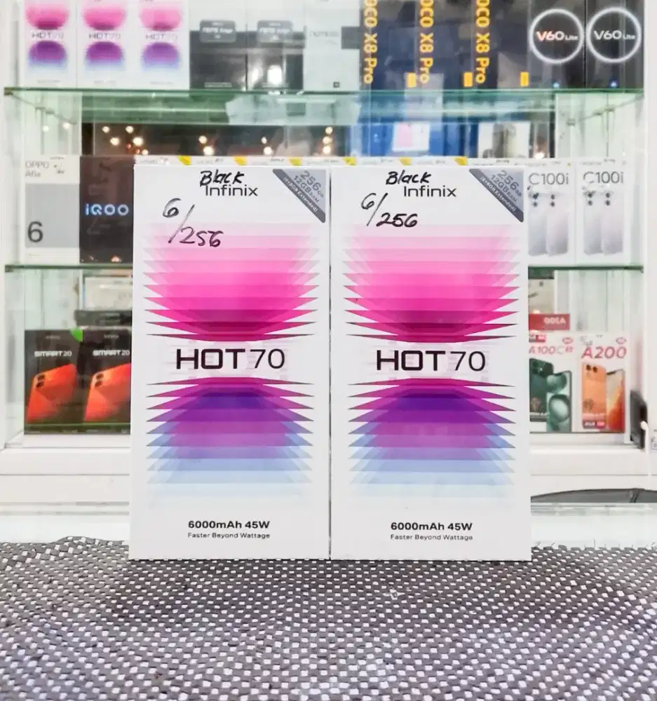 BARU...INFINIX HOT 70 RAM 6+6/256 SEGEL/GARANSI RESMI.