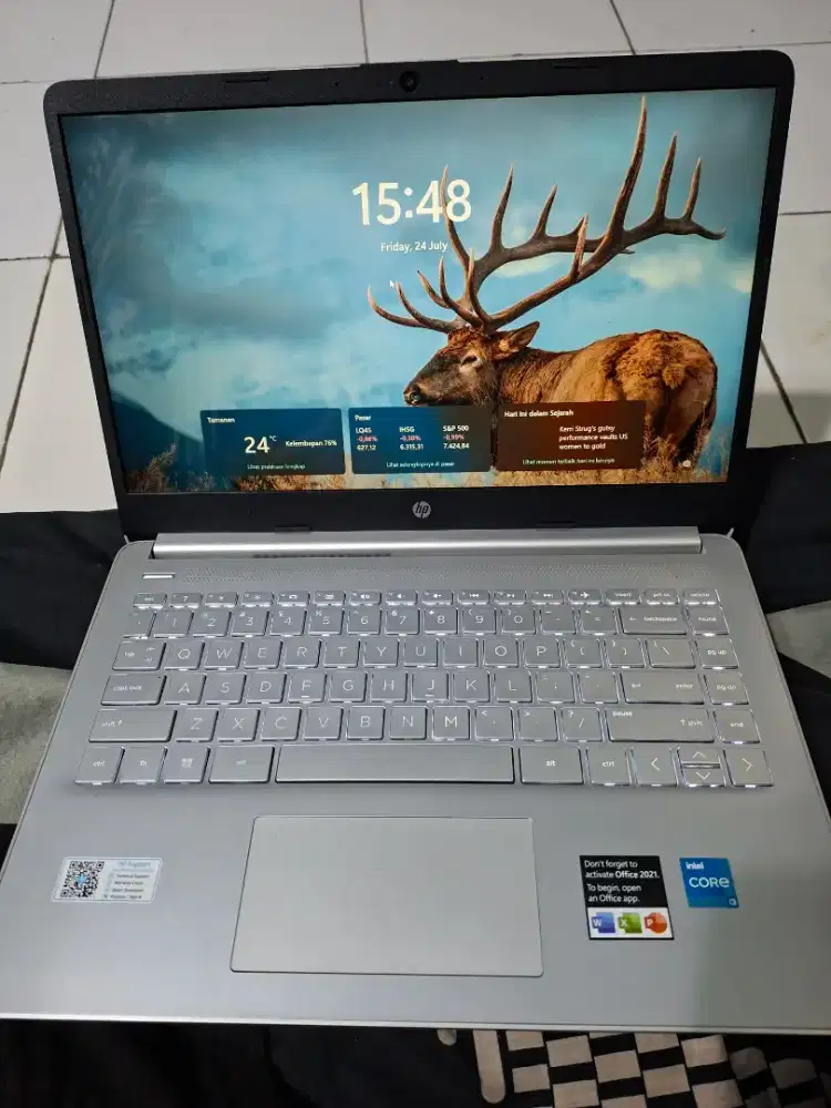 Laptop HP 14S core i3 gen 11