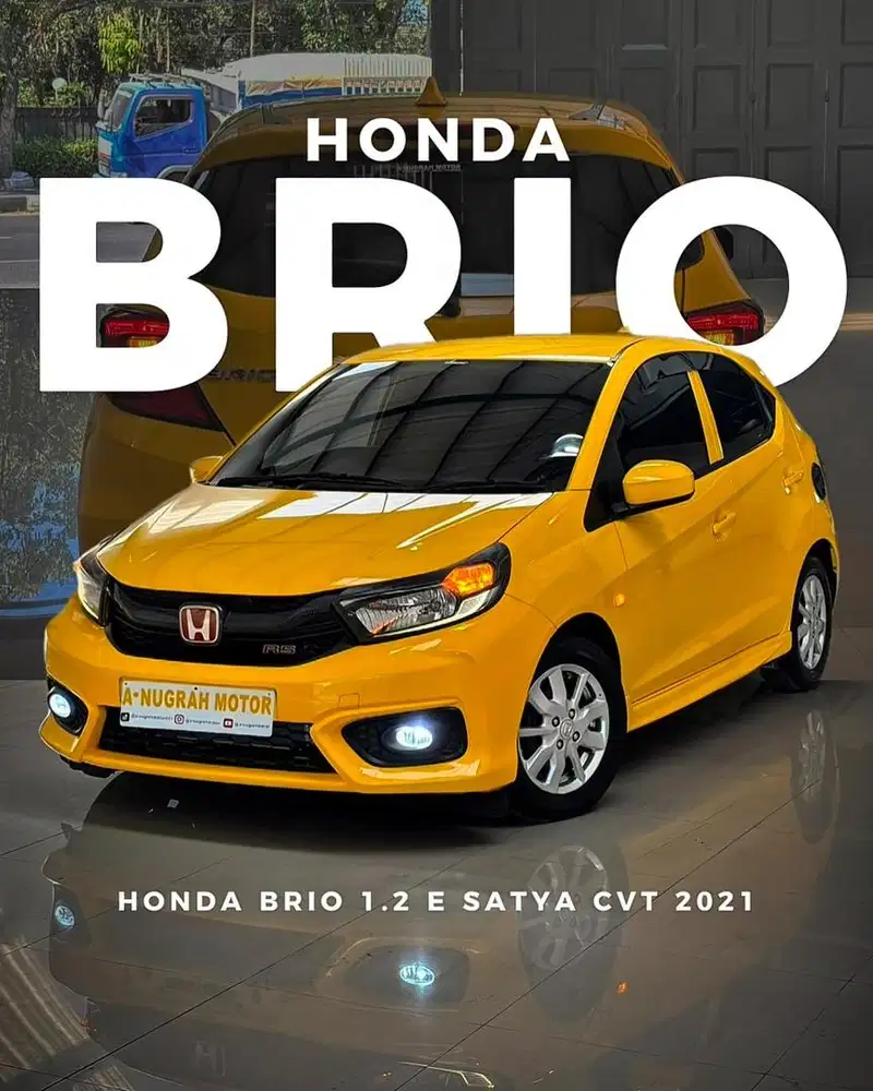 KILOMETER 60RIBU !! Honda New BRIO E MATIC 2021 || ANM