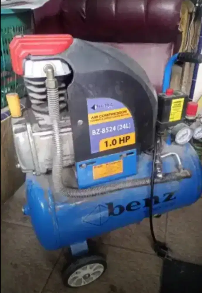 Kompressor angin listrik 1hp merk benz