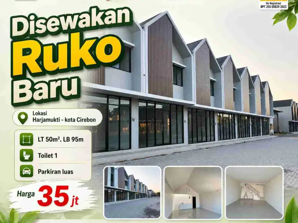 Disewakan Ruko Baru
Lokasi Harjamukti - kota Cirebon