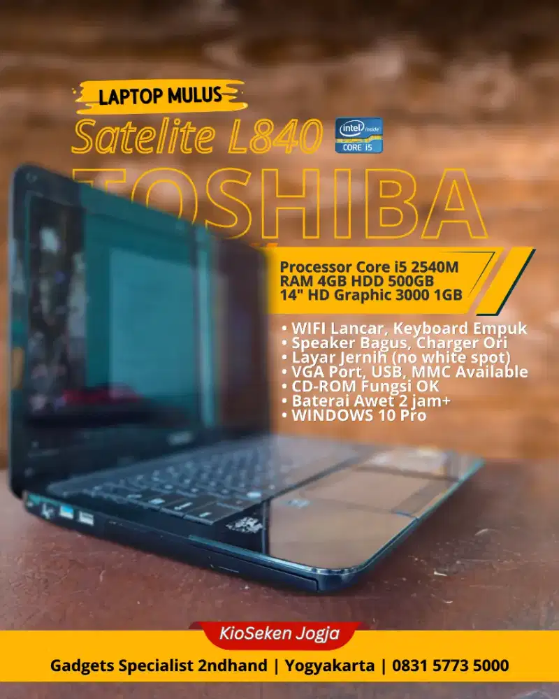 TOSHIBA Core i5 Josjis Tenan