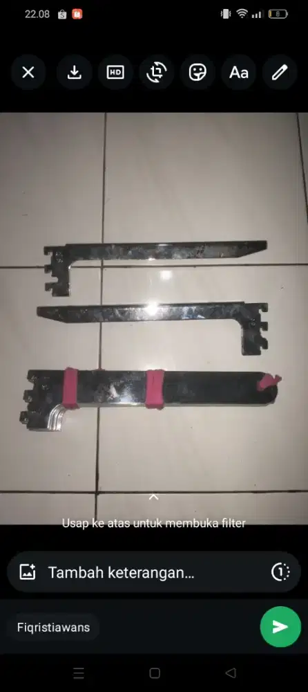 RAK SIKU KACA BISA NAWAR