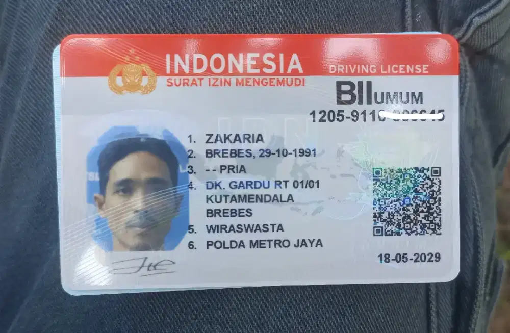 Driver SIM BII Umum