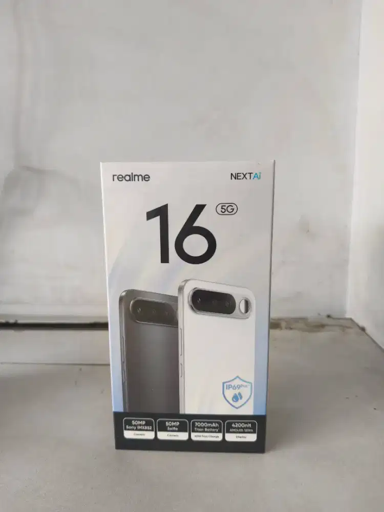 REALME 16 5G 12/256 NEW SEGEL BERGARANSI RESMI