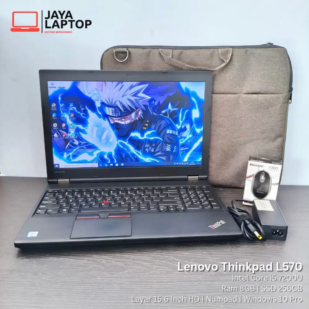 Lenovo Thinkpad L570
Core i5 Gen RAM 8GB SSD 256GB Laptop Second Bekas