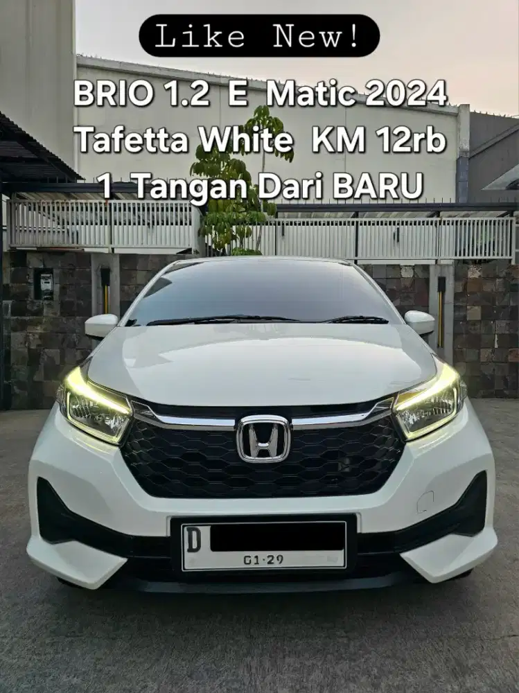 BRIO 1.2 E Matic 1 Tangan dr Baru KM 12rb