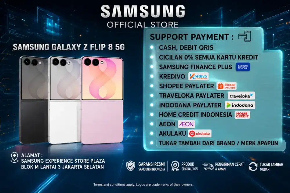 Pre Order Samsung Galaxy Z Flip 8 5G Garansi Resmi SEIN