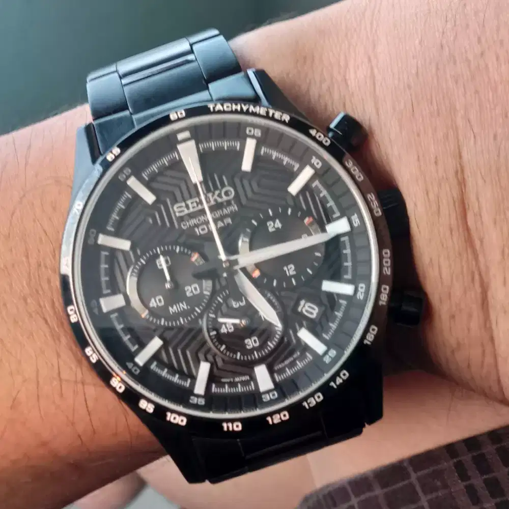 Arloji Seiko SSB415P1 ori fullset lengkap