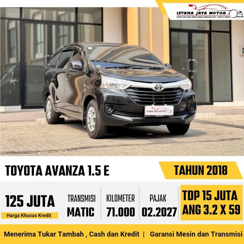 Toyota Avanza E AT 2018