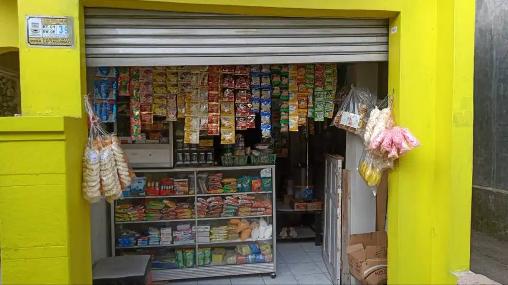 Dijual Rumah 2 Lantai 7KT Ada Warung & Salon Cikalong Wetan