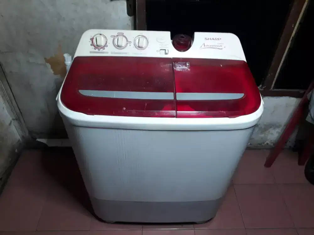 Mesin cuci sharp 2 tabung 8kg