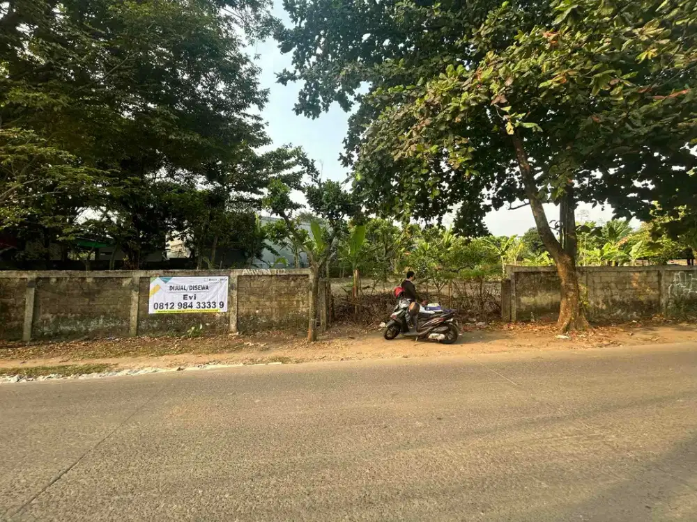 Dijual tanah luas dan lebar dekat alun-alun Cinangka Depok