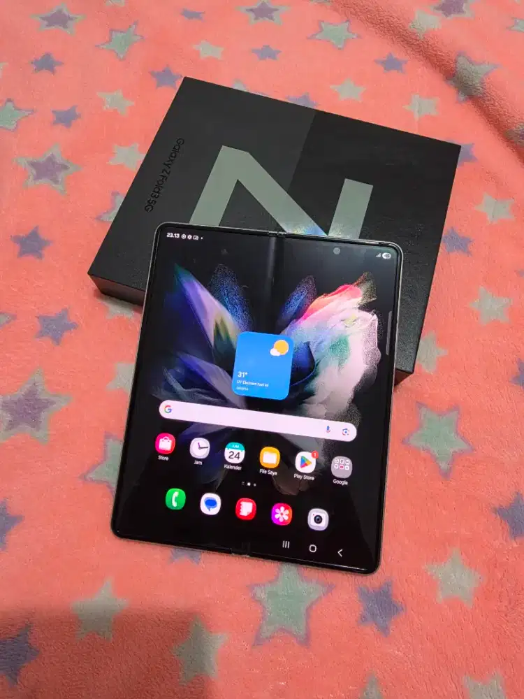 Samsung galaxy Z fold3 5G 12/512gb resmi sein