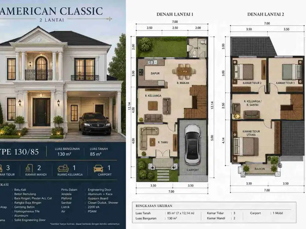 Cisaranten Siap Bangun Rumah Mewah dibawah 1M