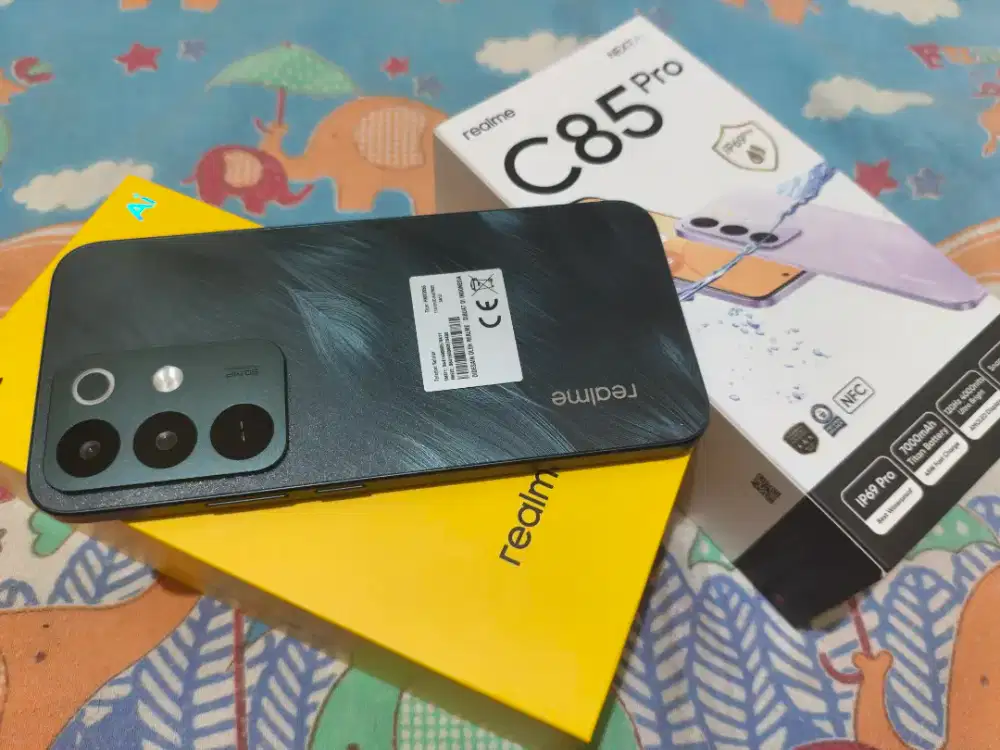 Realme c85 pro Ram 8/128 lengkap mulus like new baterai 7000