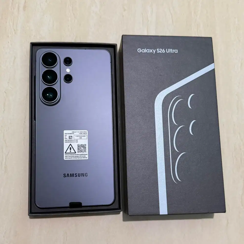 samsung galaxy s26 ultra 12/256gb hitam like new