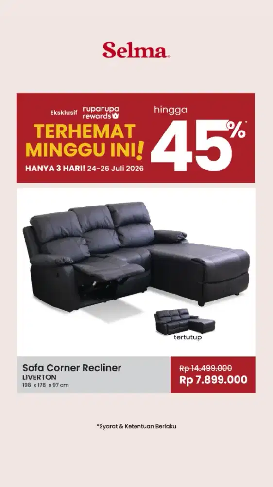 SOFA LIVERTON SECTIONAL
