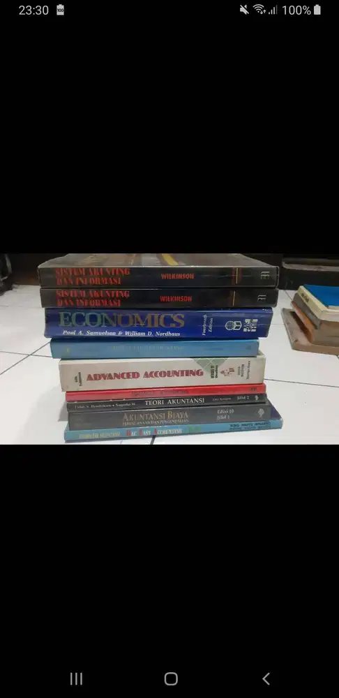 WTS Rare books for accounting courses  Take all only 400K
