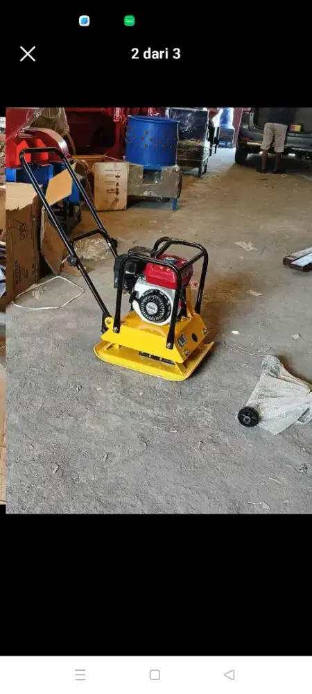 Mesin stamper paving komplit siap pakai