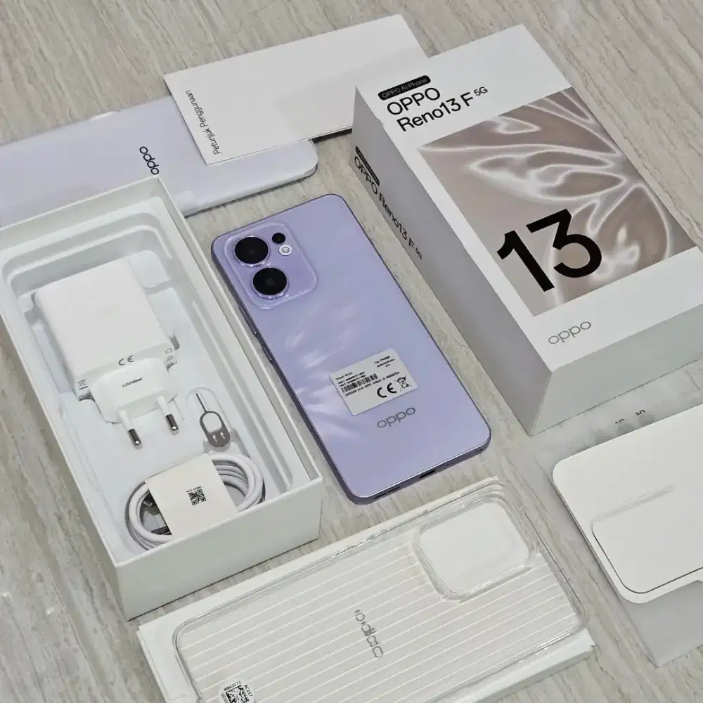 Oppo Reno 13F 5G 8/256GB Resmi Kondisi Rasa Baru Belum Dipakai