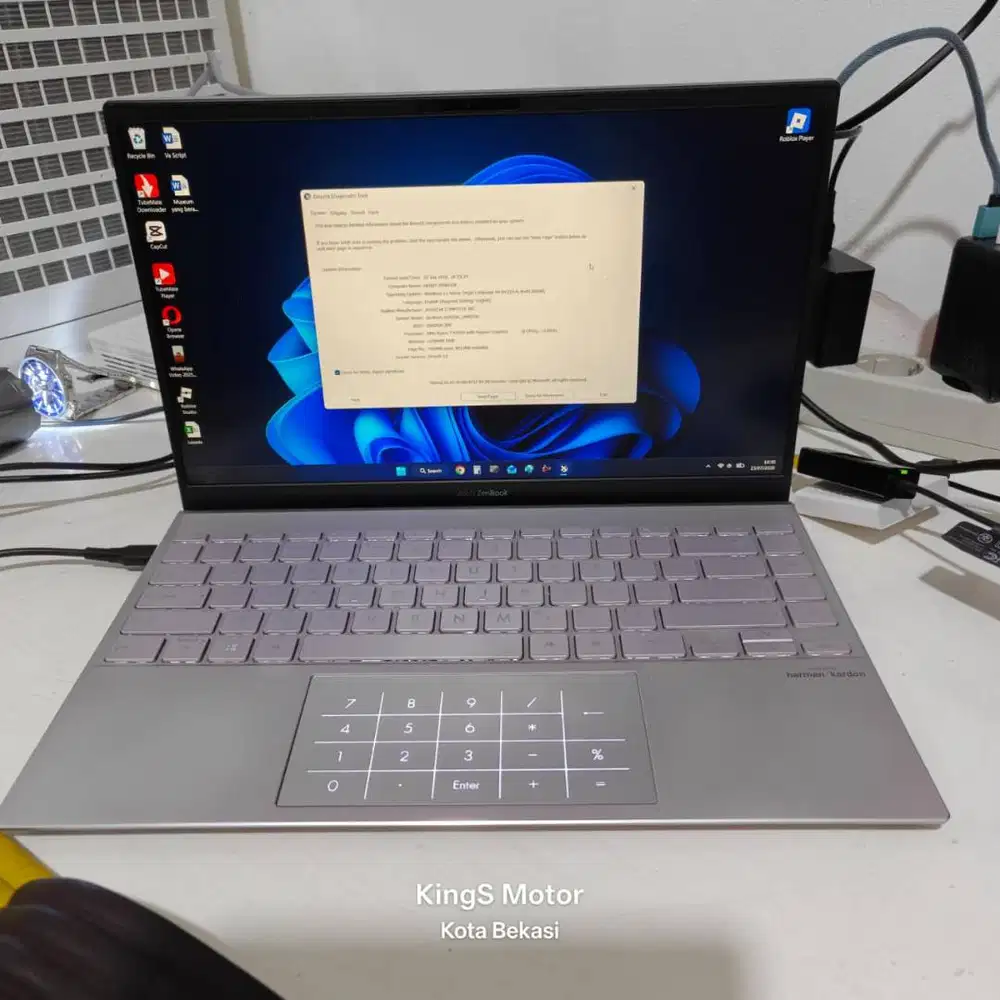 LAPTOP ASUS ZENBOOK UX425IA-UM425IA AMD RYZEN 7 4700U 16GB/512GB