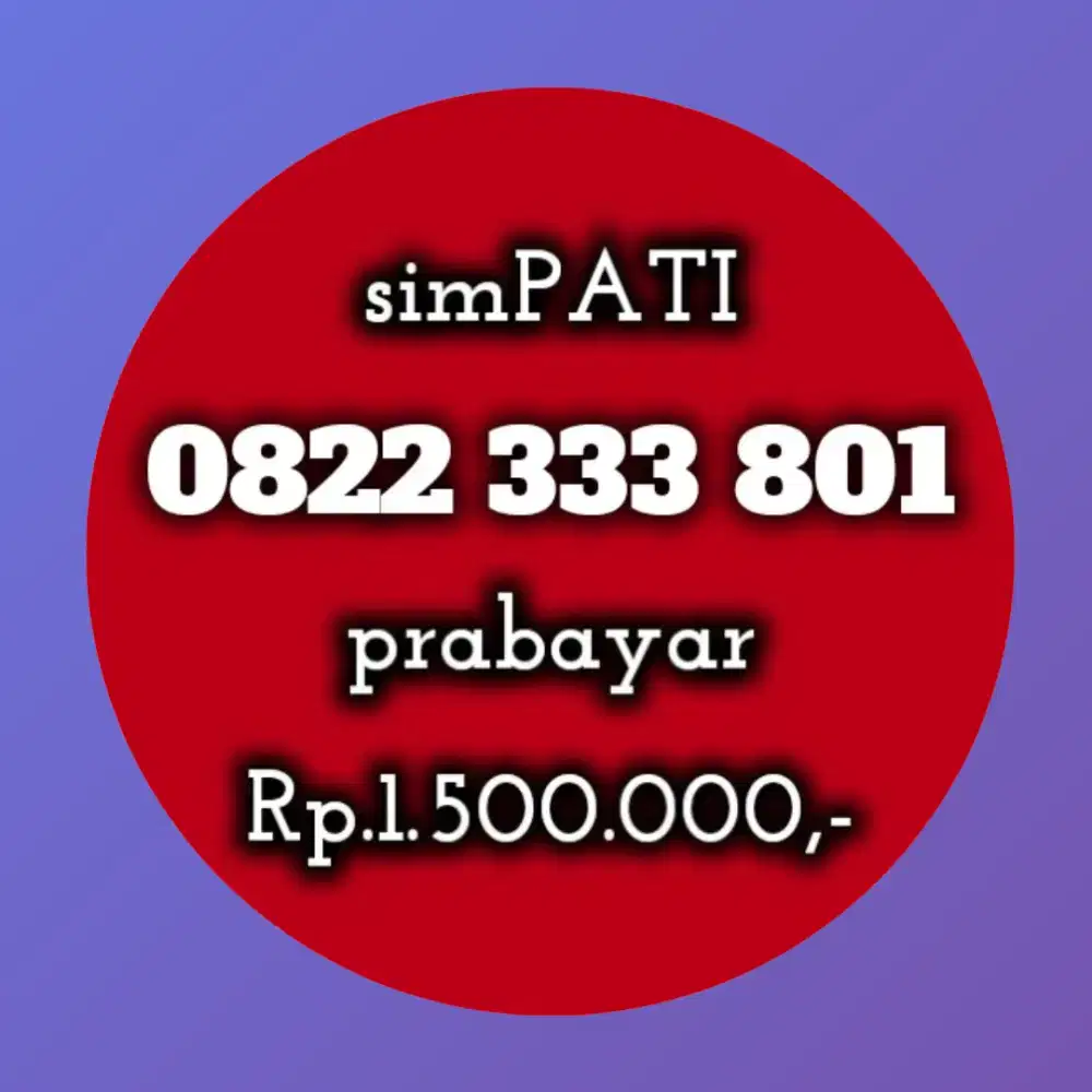 NOMOR CANTIK KOLEKSI SIMPATI 801