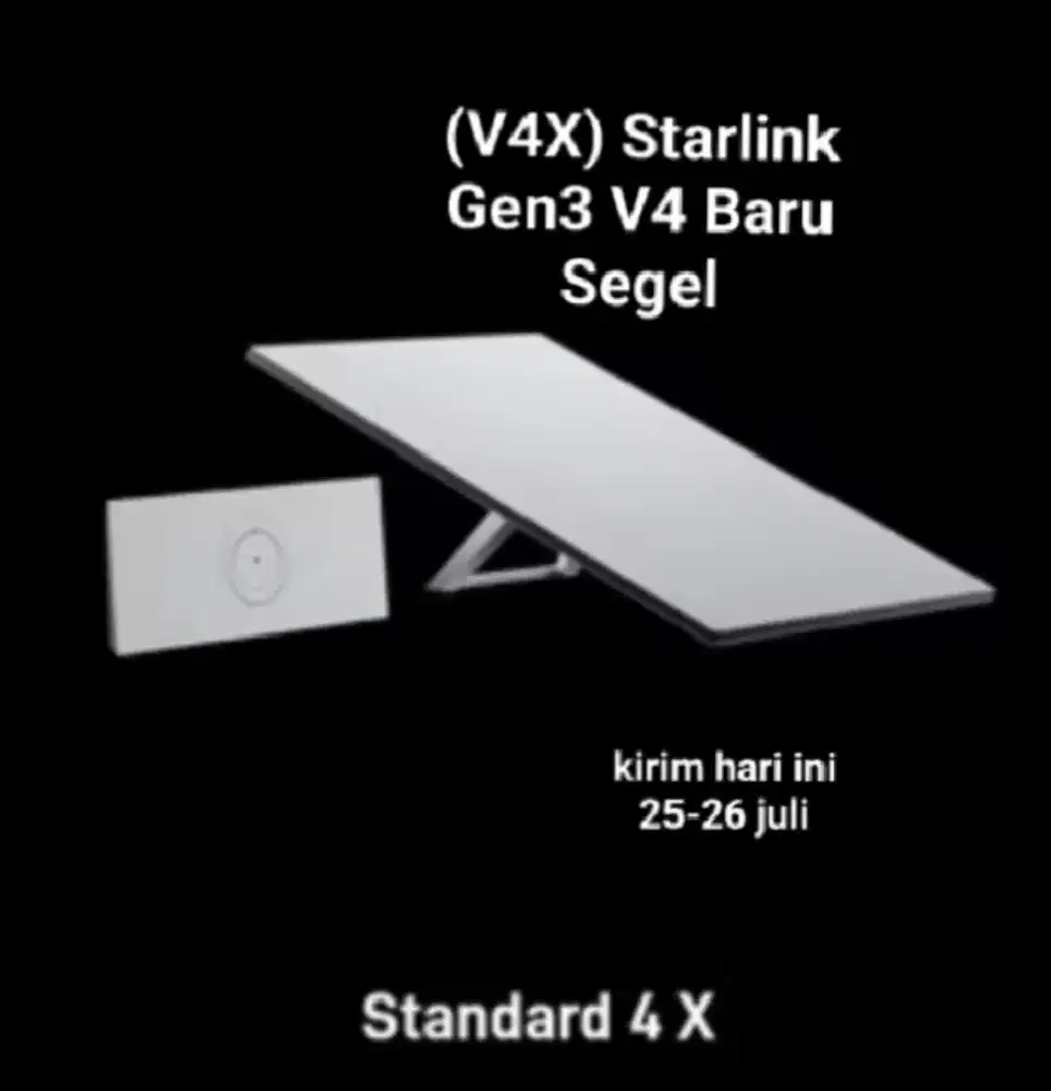 ( V4X ) STARLINK GEN3 V4 Baru segel