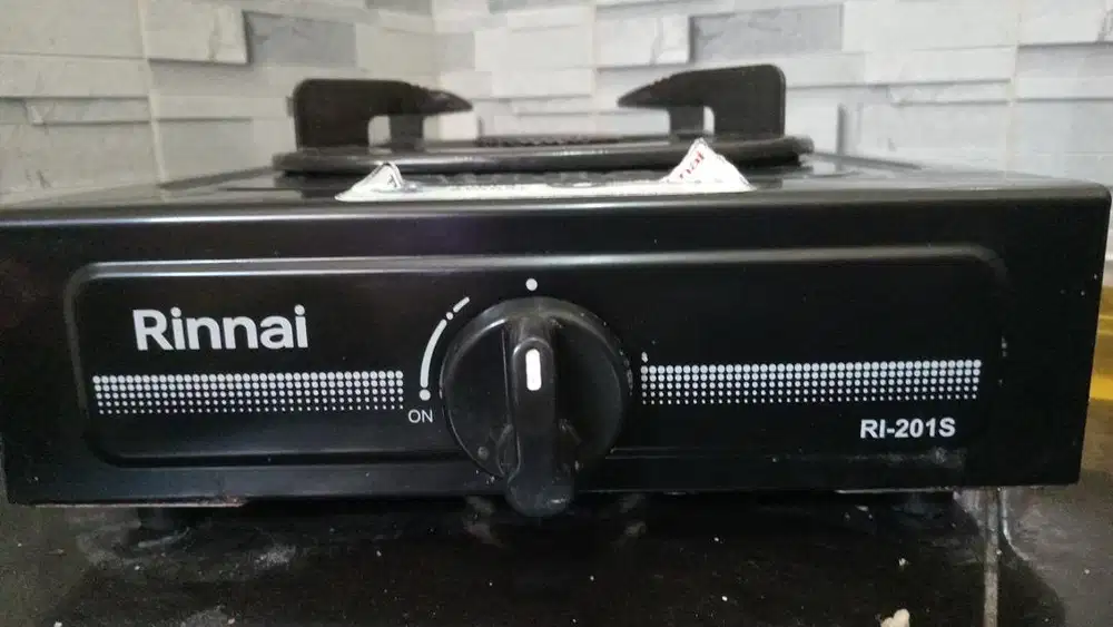 Kompor rinai satu tungku+gas free regulator