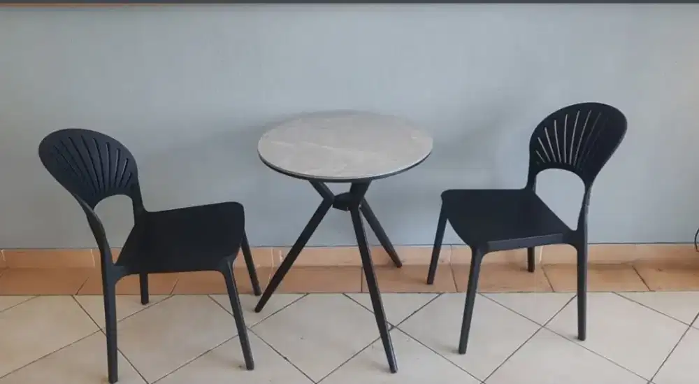 Meja Cafe lkp 2 kursi