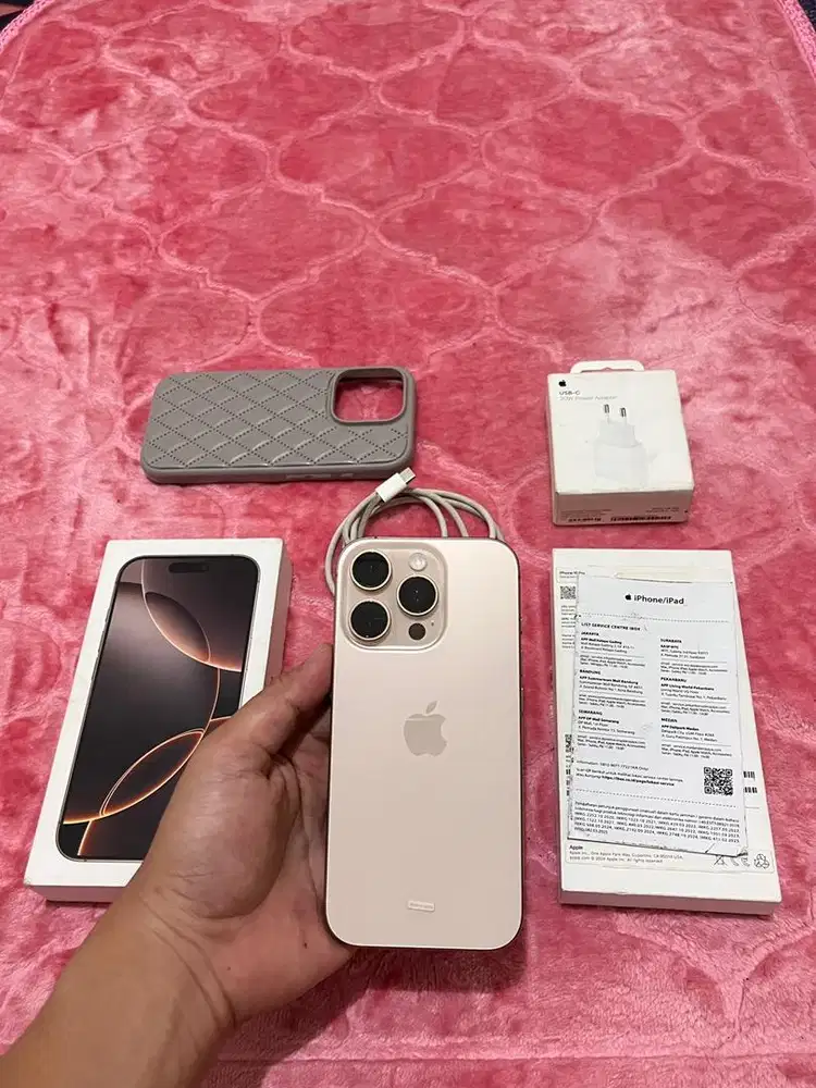 Iphone 16 pro 128gb ibox garansi on 2027