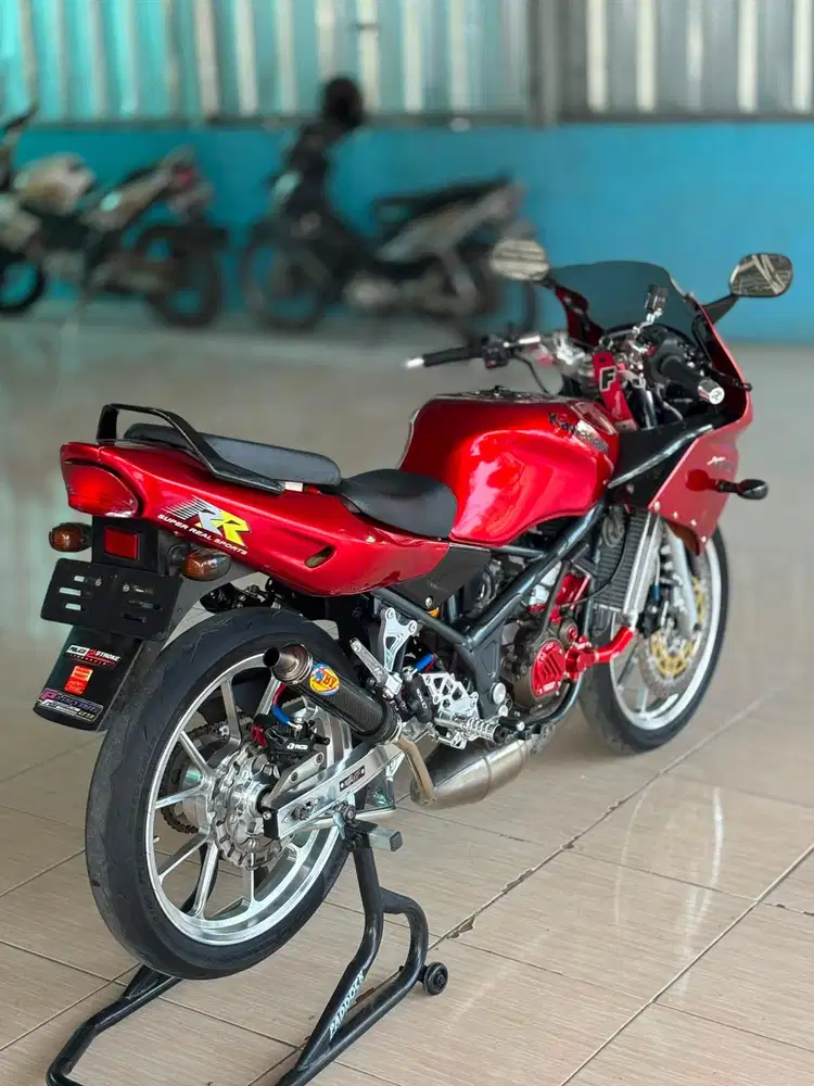 Kawasaki ninja 150RR/zx-150RR asli orange 2007 modif hedon istimewa
