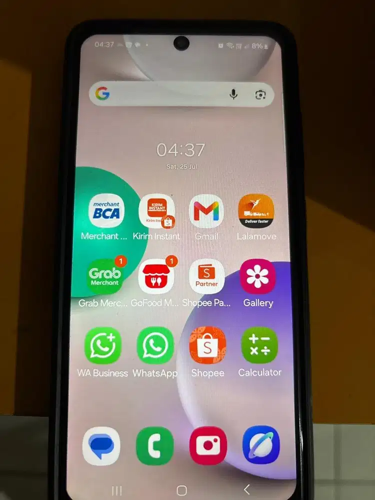 Samsung a52s warna biru