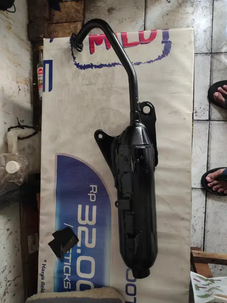 Knalpot Mio sporty karbu original