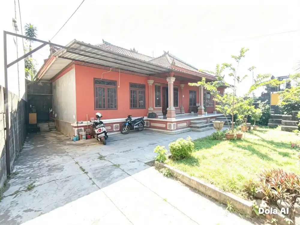 Jual rumah layak huni hitung tanah di Pura Demak Mahendradatta Bali