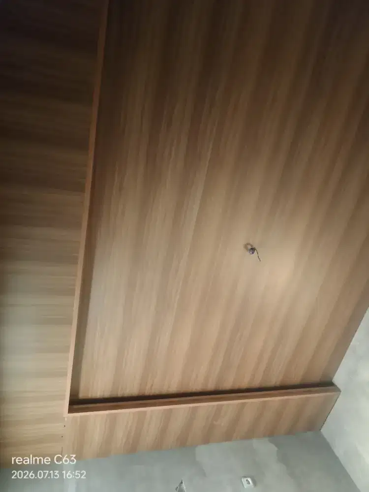 Pasang plafond gypsum, pvc dan partisi