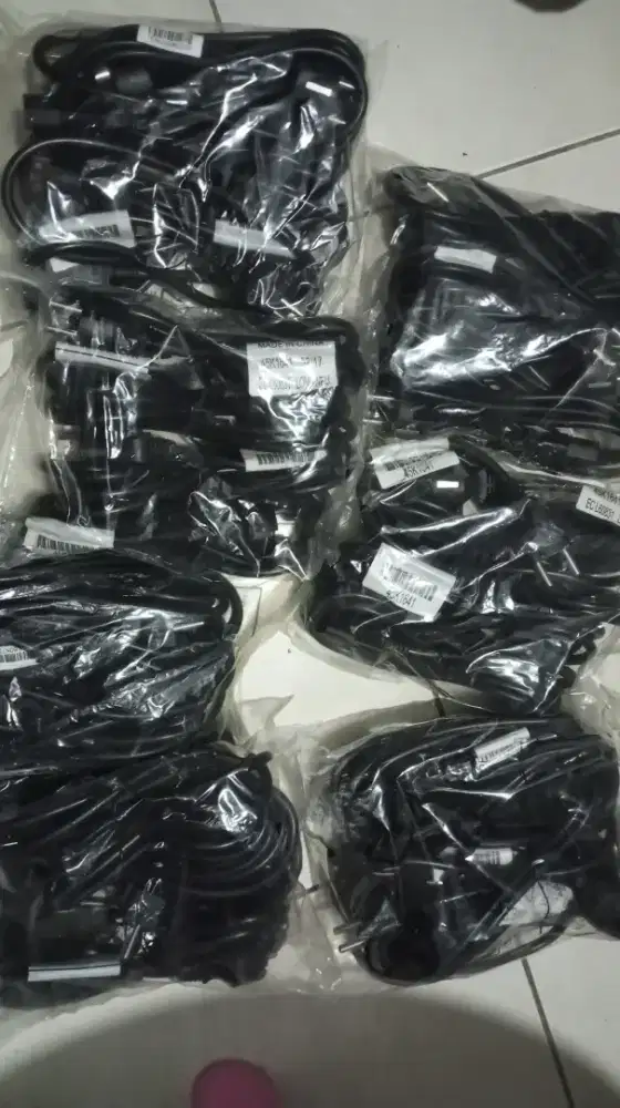 Jual kabel vga 1,5m dan kabel power cpu monitor
